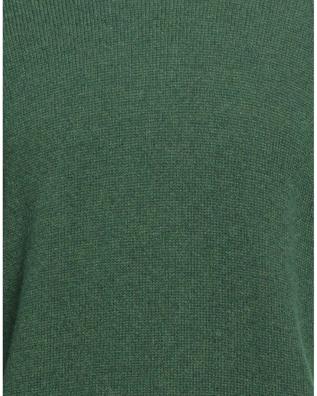 Zanone Green Sweater Alpaca Wool, Polyamide for men