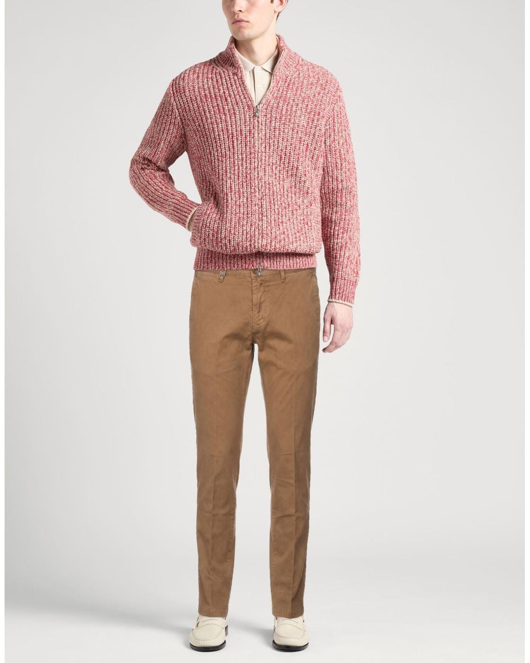 Barbati Natural Pants Cotton, Elastane for men
