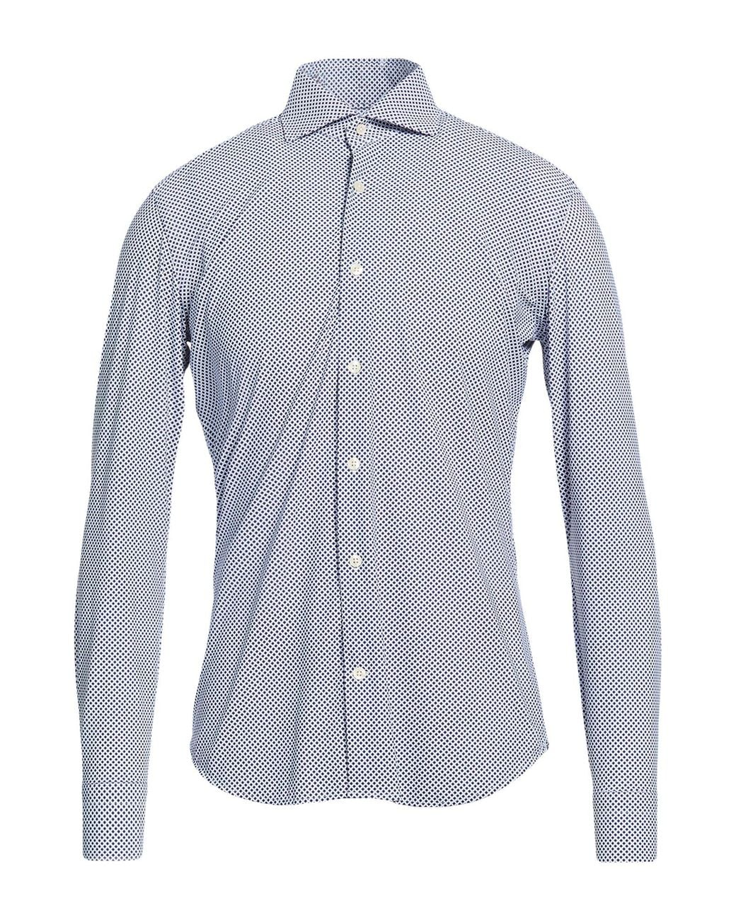 Caliban Blue Midnight Shirt Polyamide, Elastane for men