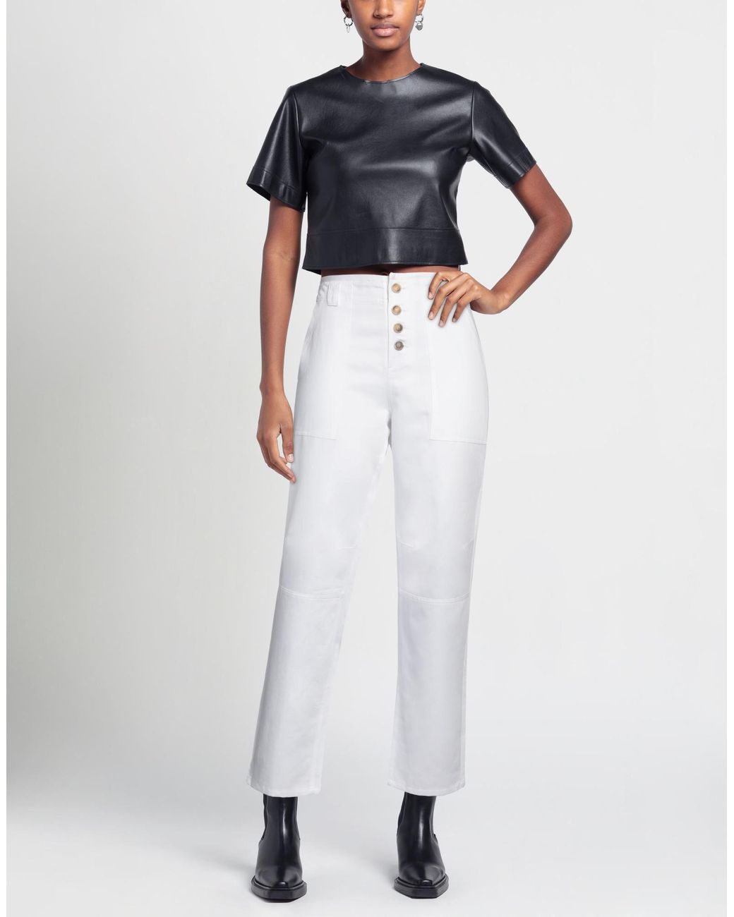 Semicouture White Pants