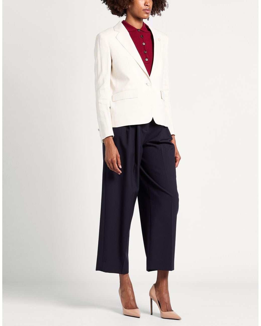 Lardini White Blazer