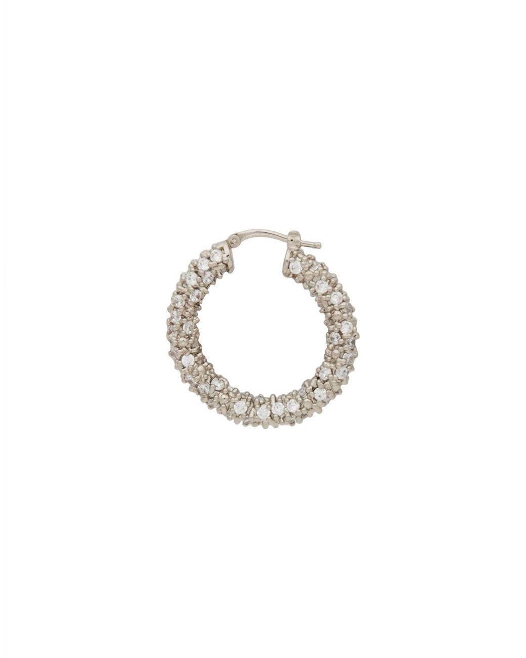 Jil Sander Metallic Ohrring