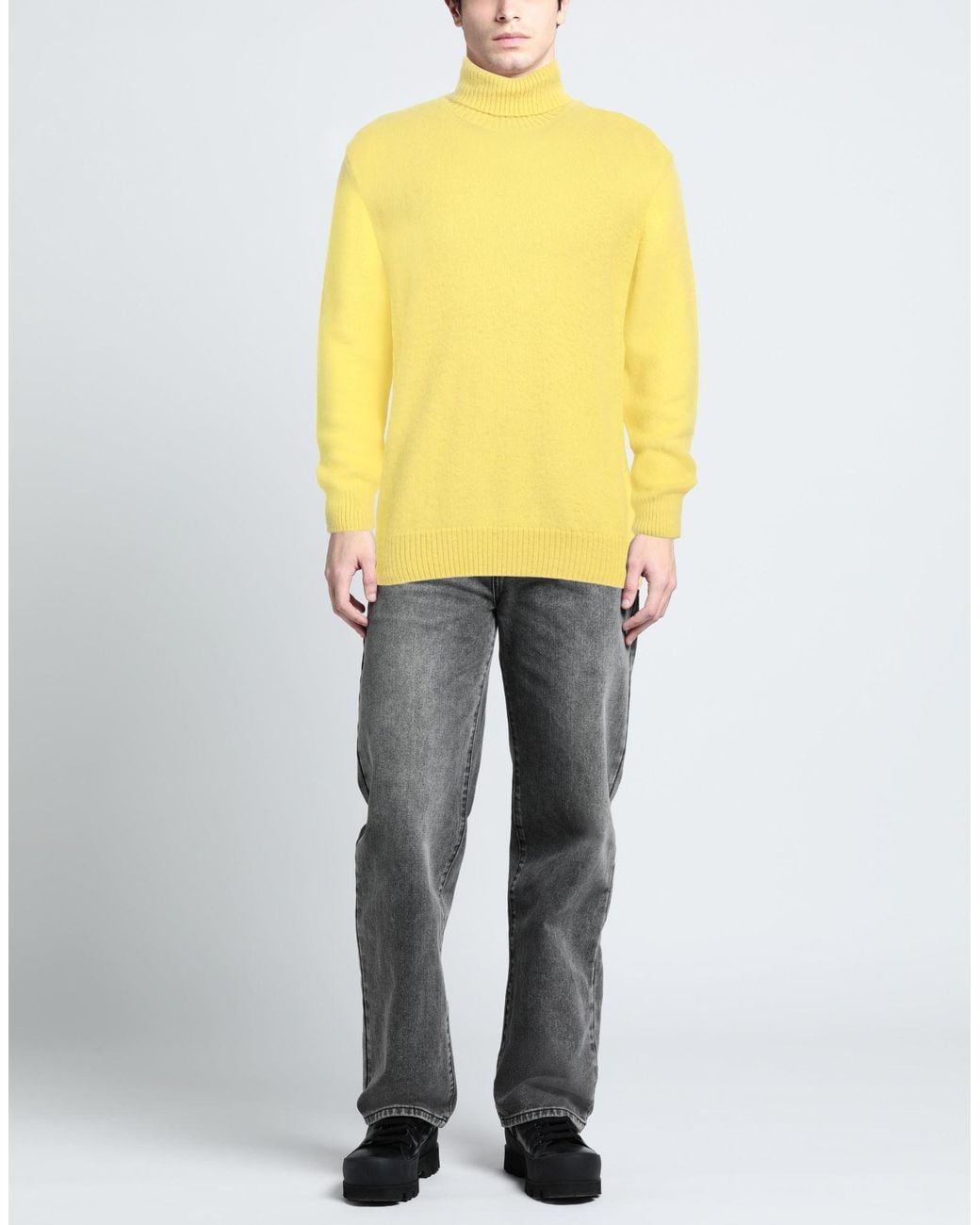 Retois Yellow Turtleneck for men