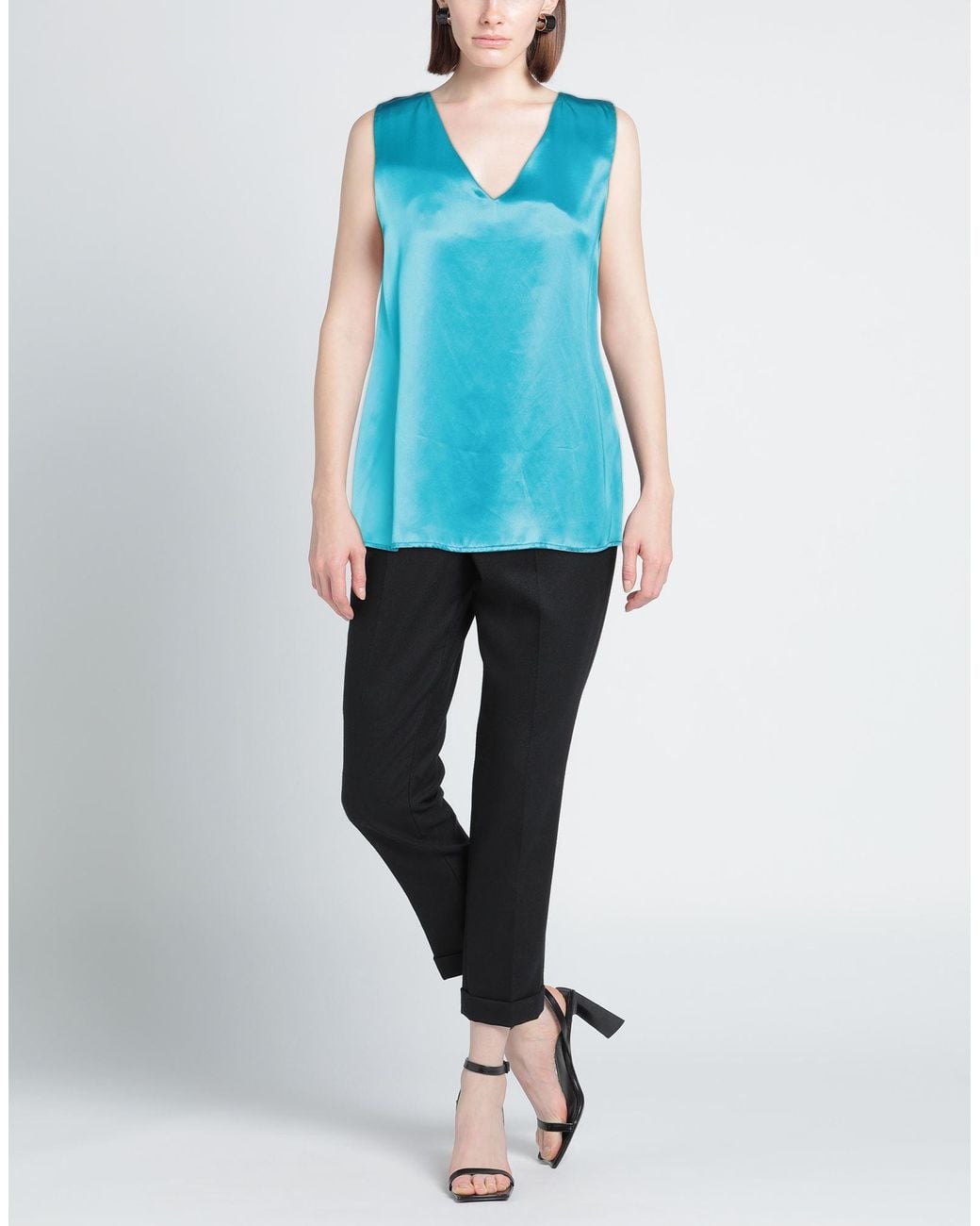 Manila Grace Blue Top