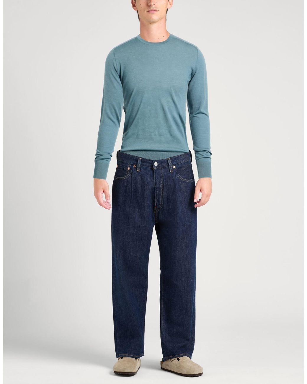 Patrizia Pepe Blue Sweaters for men