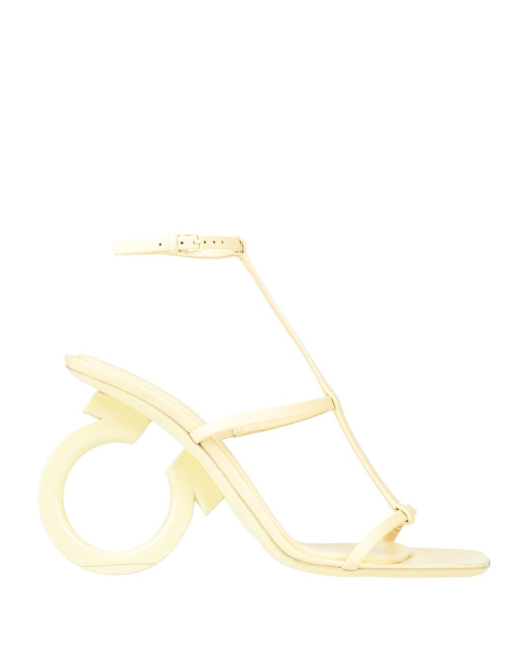 Ferragamo Natural Pastel Sandals Leather