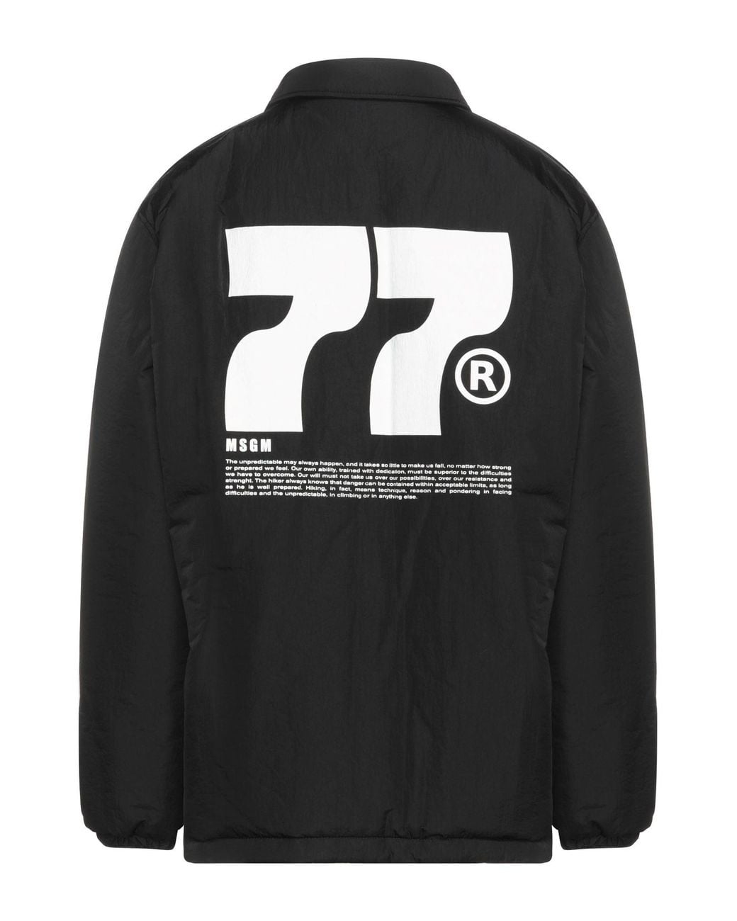 MSGM Black Jacket for men