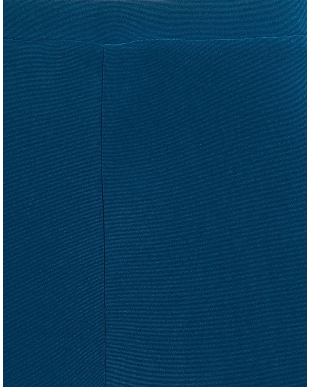 FRANK LYMAN Blue Pants Polyester, Elastane