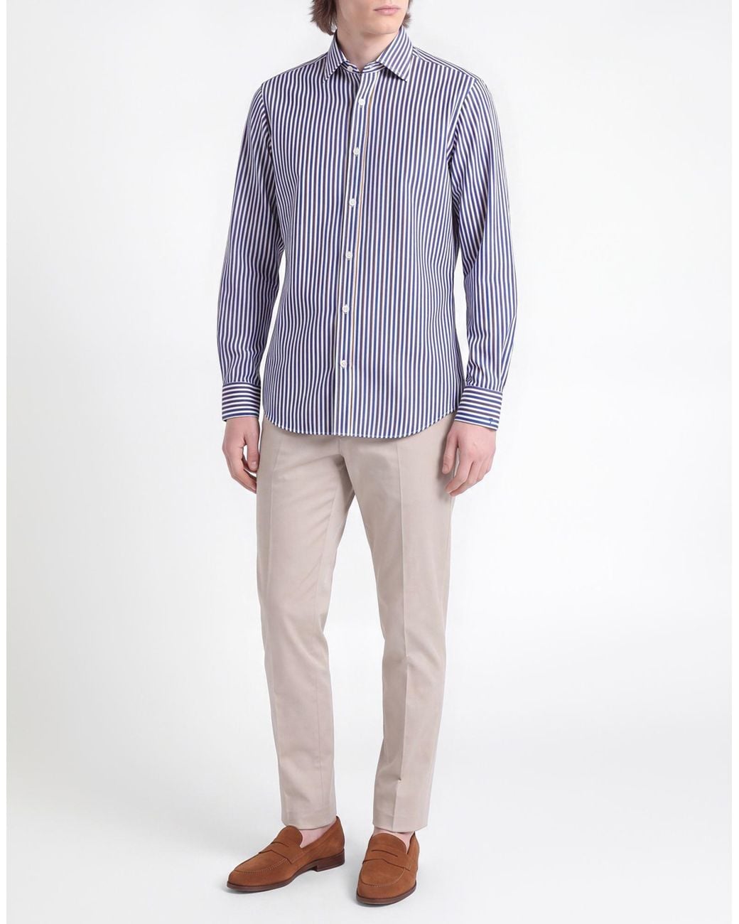 Paul & Shark Blue Shirt Cotton for men