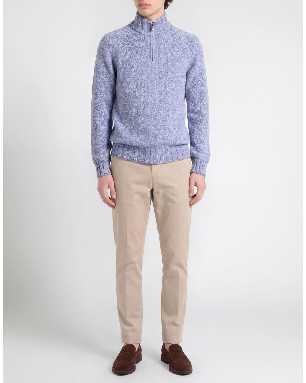 Gran Sasso Blue Sweaters for men