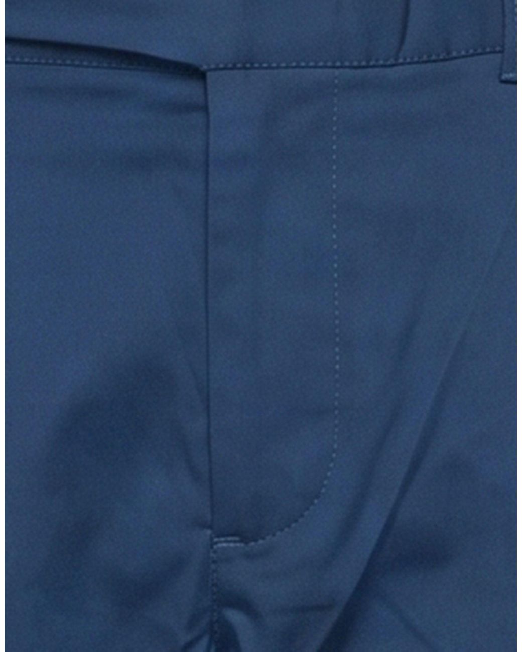 Squad² Blue Pants Cotton, Polyamide, Elastane for men