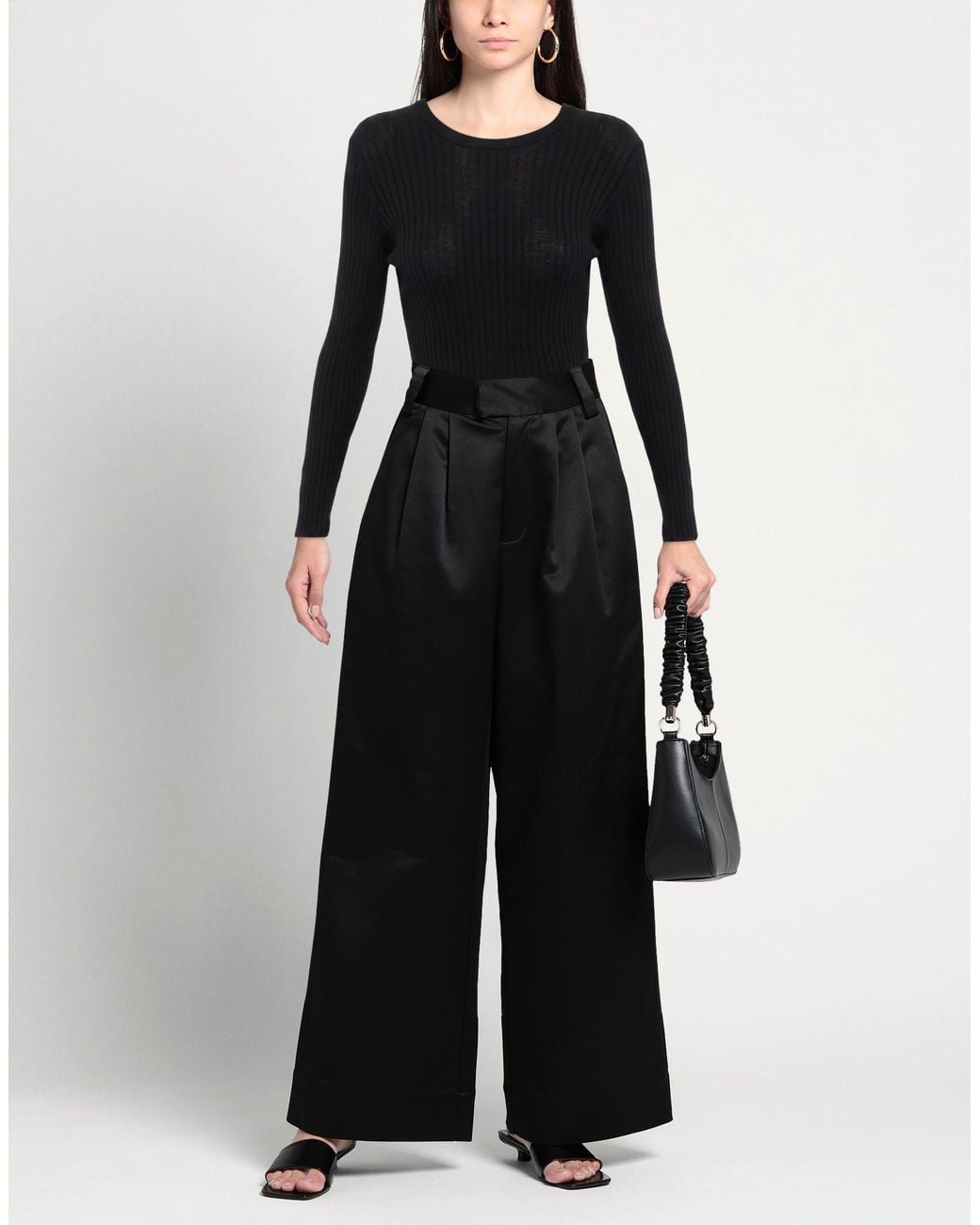 Soallure Black Pullover