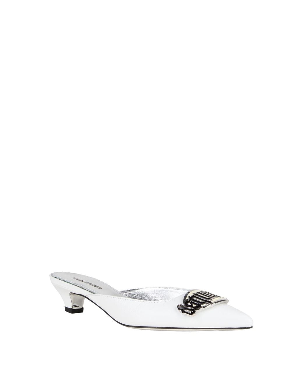 DSquared² White Mules & Clogs