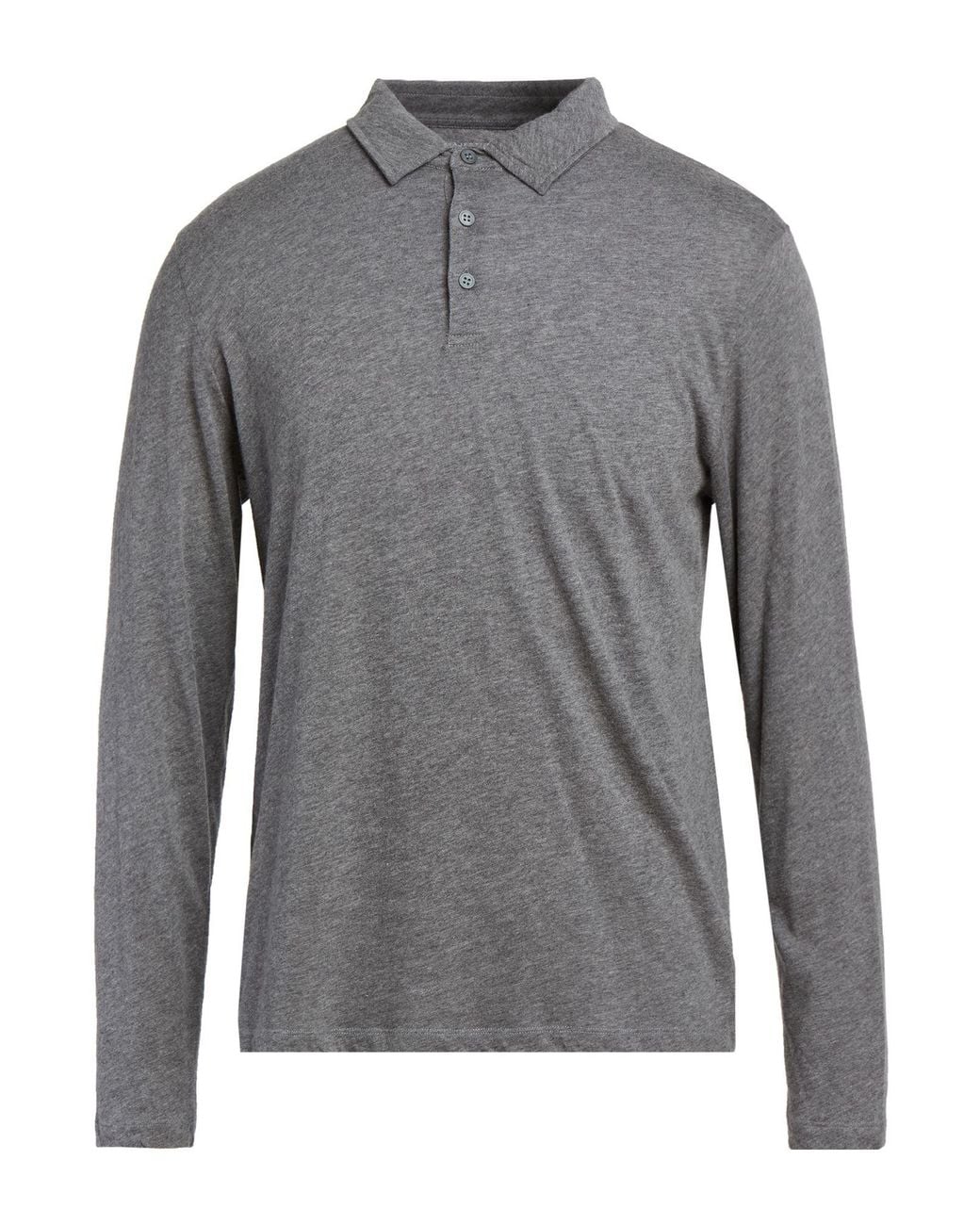 Majestic Filatures Gray Polo Shirt Organic Cotton, Cashmere for men