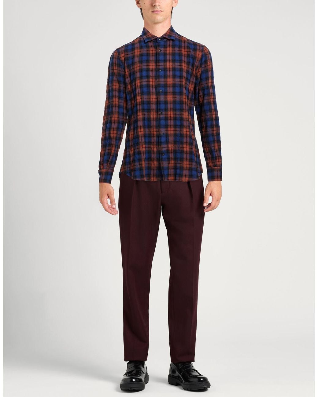 Camisa Glanshirt de hombre de color Blue