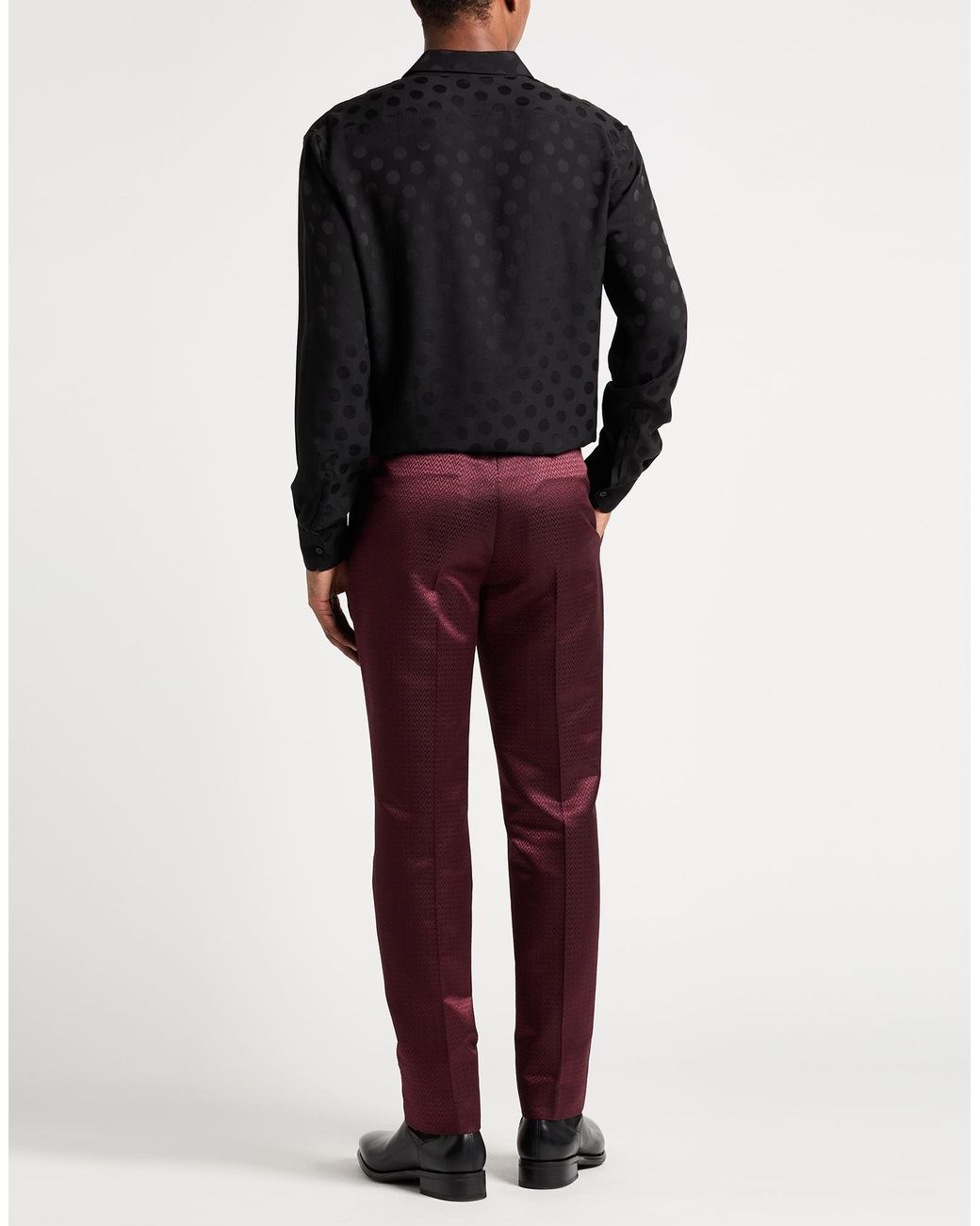 Missoni Red Pants Virgin Wool, Silk for men