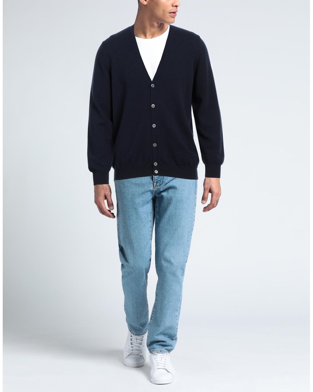 Gran Sasso Blue Cardigan for men