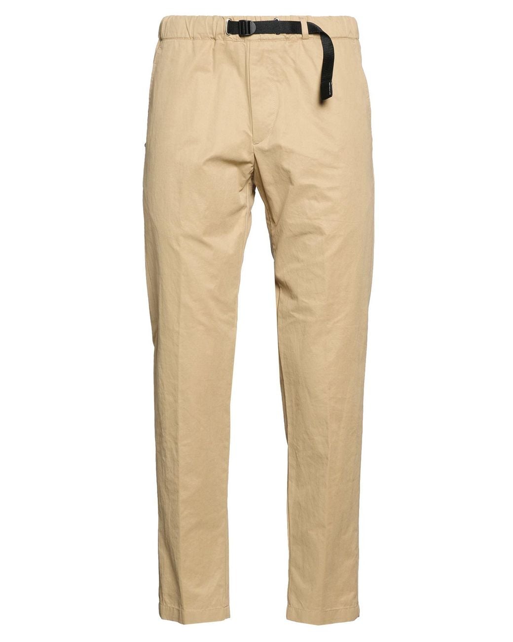 White Sand Natural Khaki Pants Cotton, Polyester, Polyamide for men