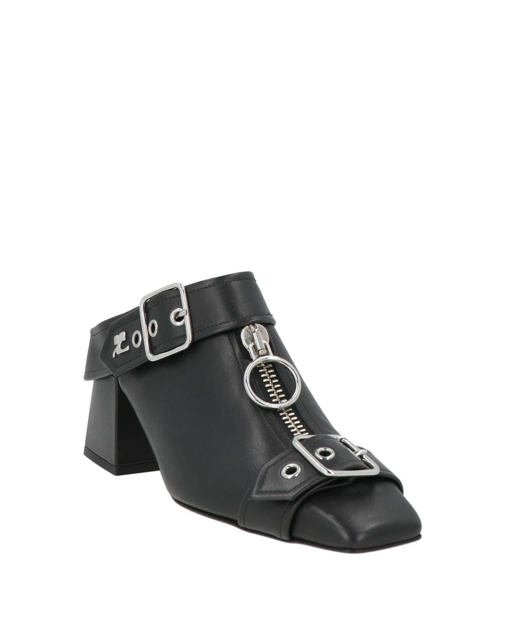 Courreges Black Mules & Clogs Leather