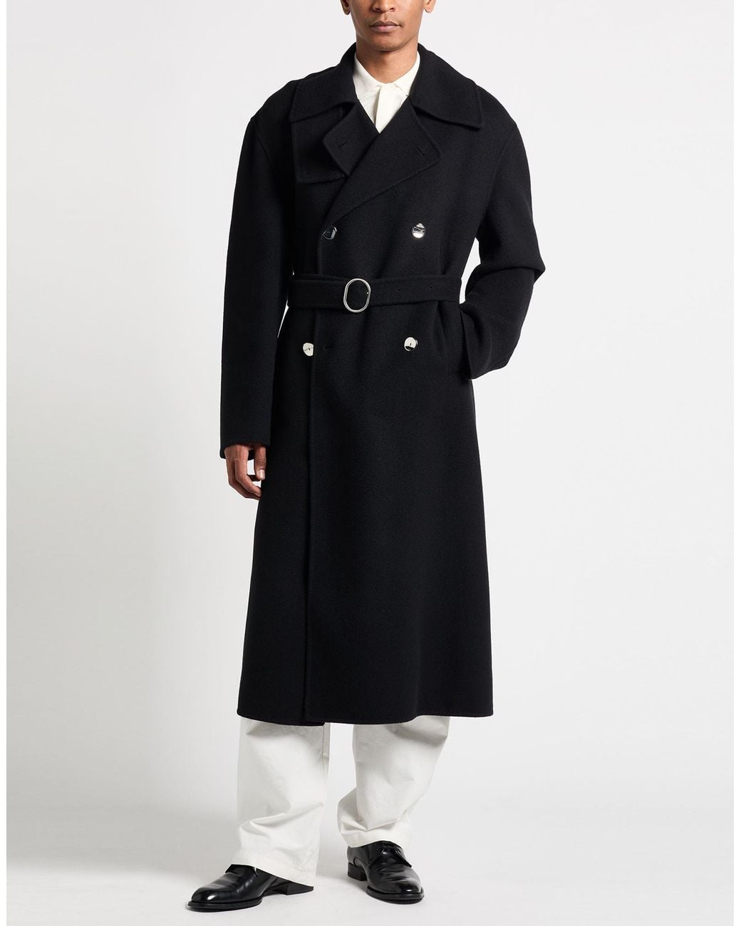 Jil Sander Black Coat for men