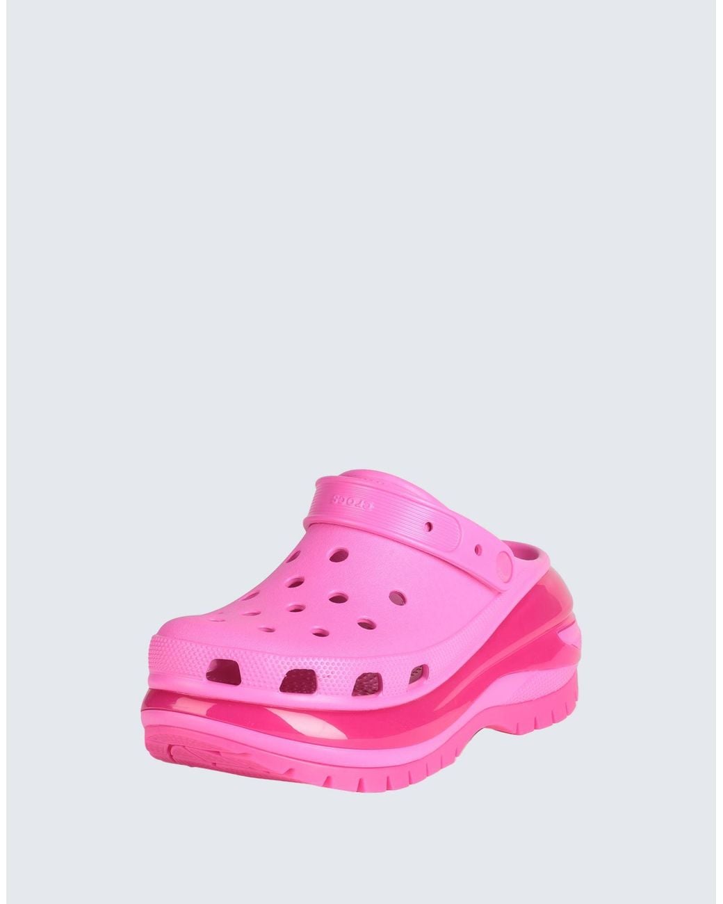 CROCSTM Pink – mega crush – clogs