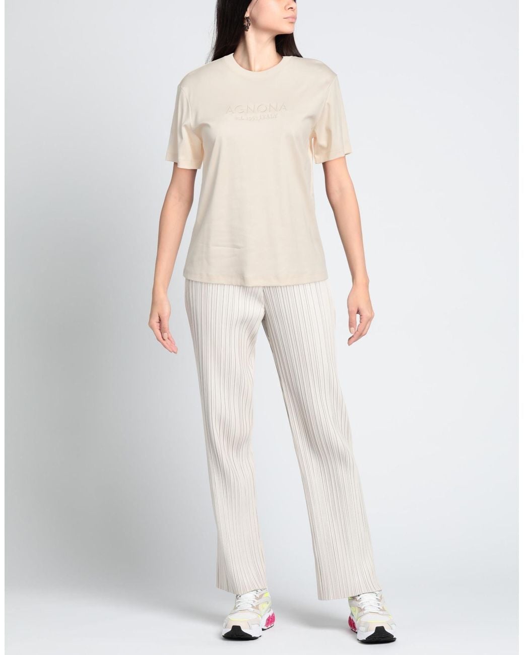 Agnona Natural T-shirt