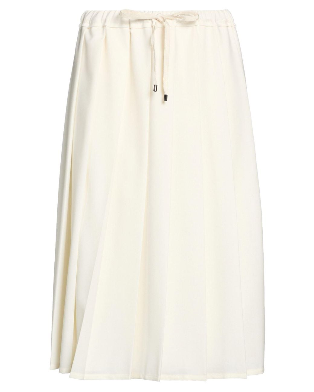 Brunello Cucinelli Natural Midi Skirt