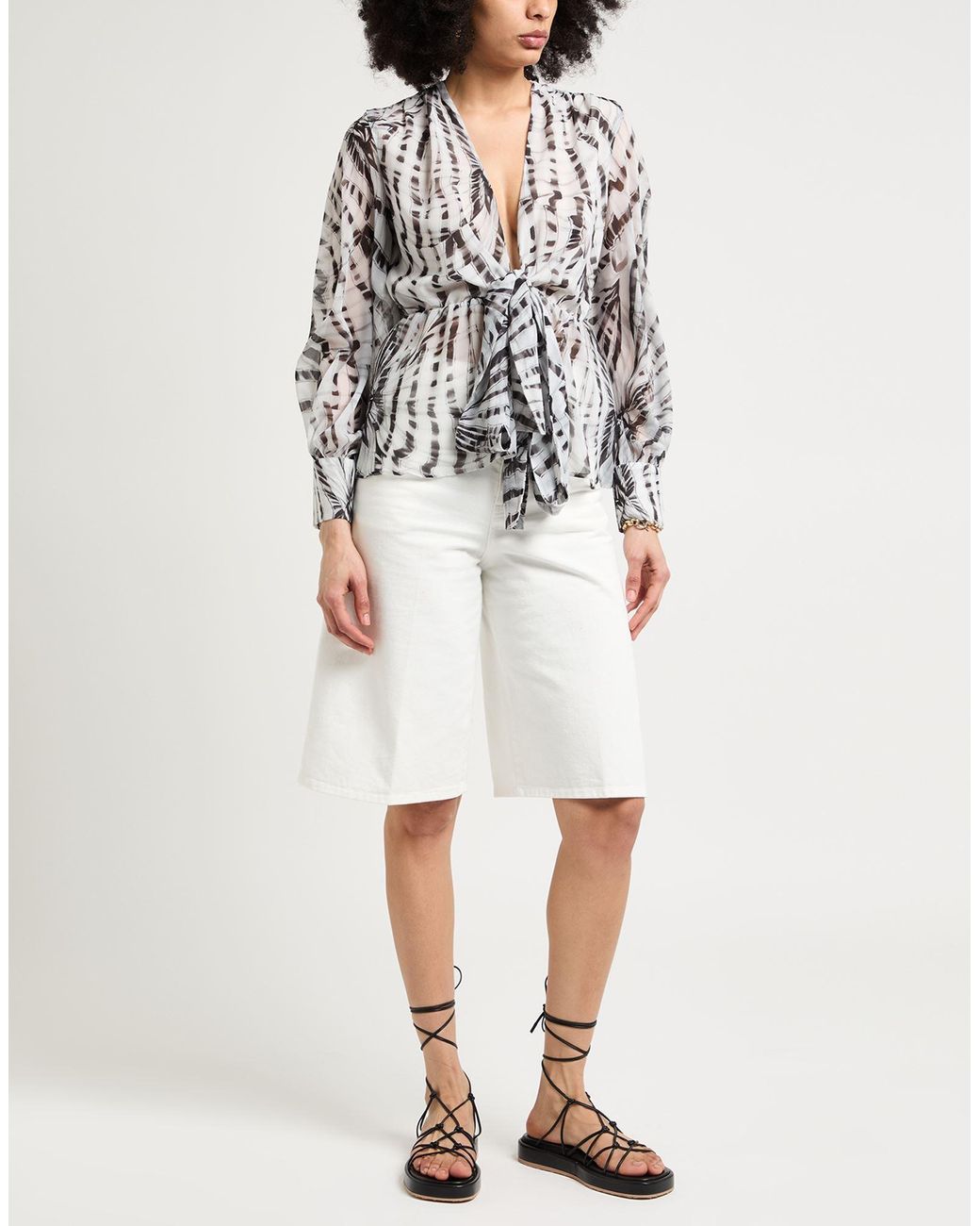 MSGM Gray Top Polyester