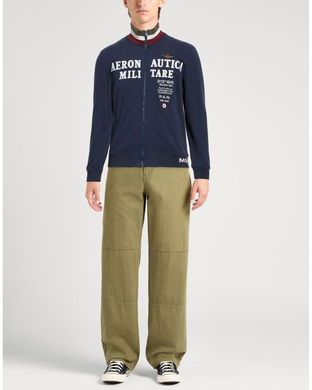 Aeronautica Militare Blue Sweatshirts for men