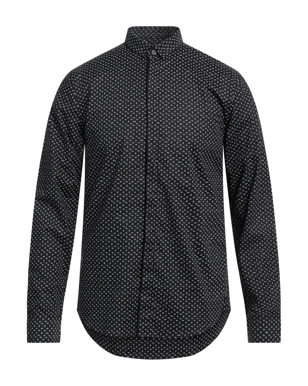 ARMANI EXCHANGE Black Shirt for men