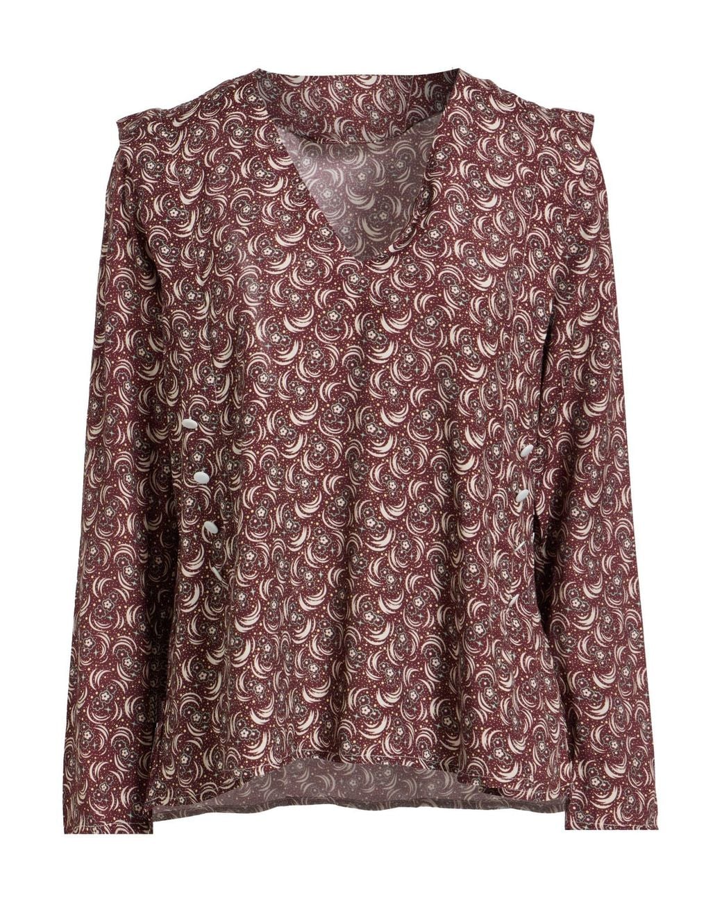 Maison Kitsuné Brown Tops