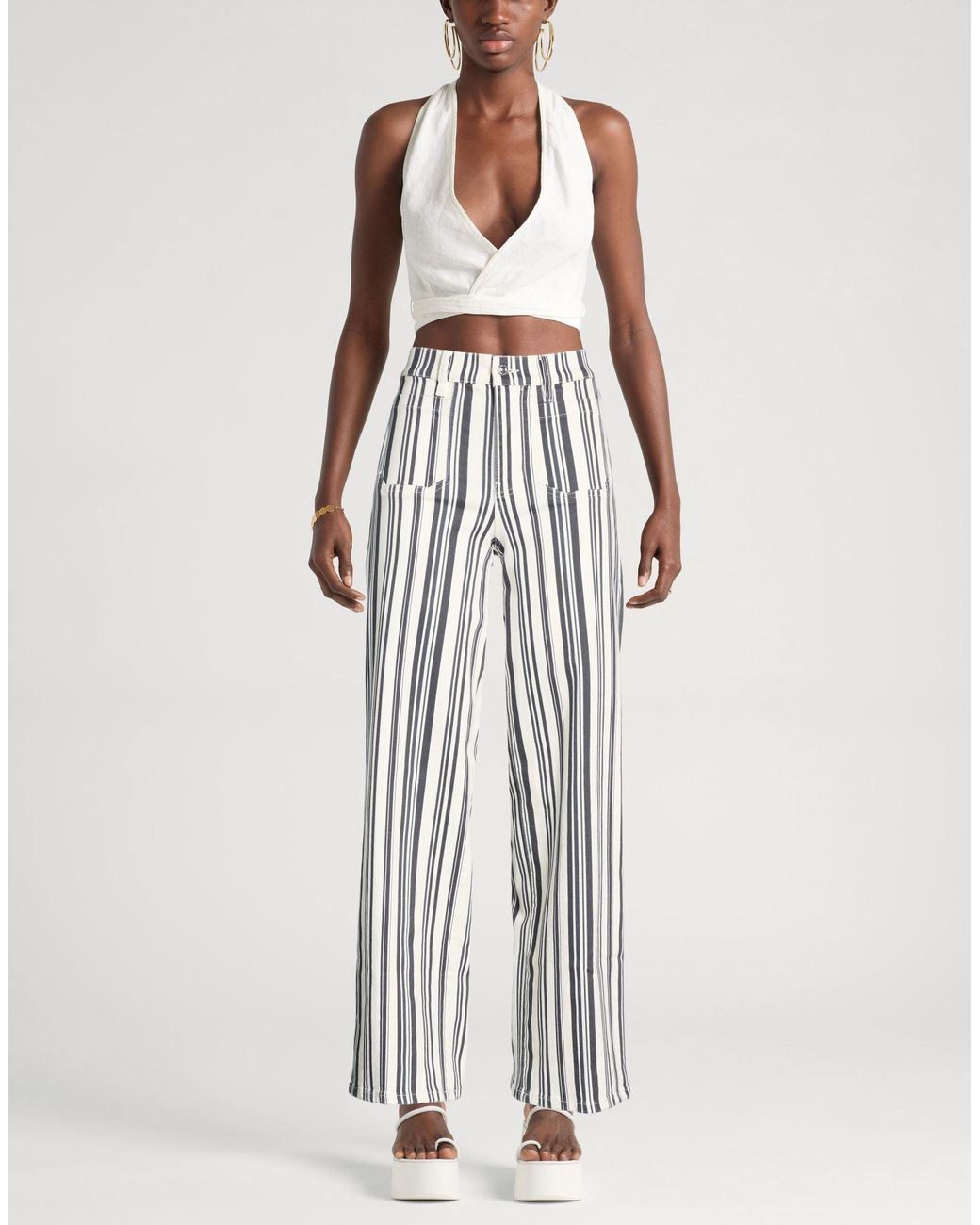300 Rame Color FRAME Jeans in White | Lyst