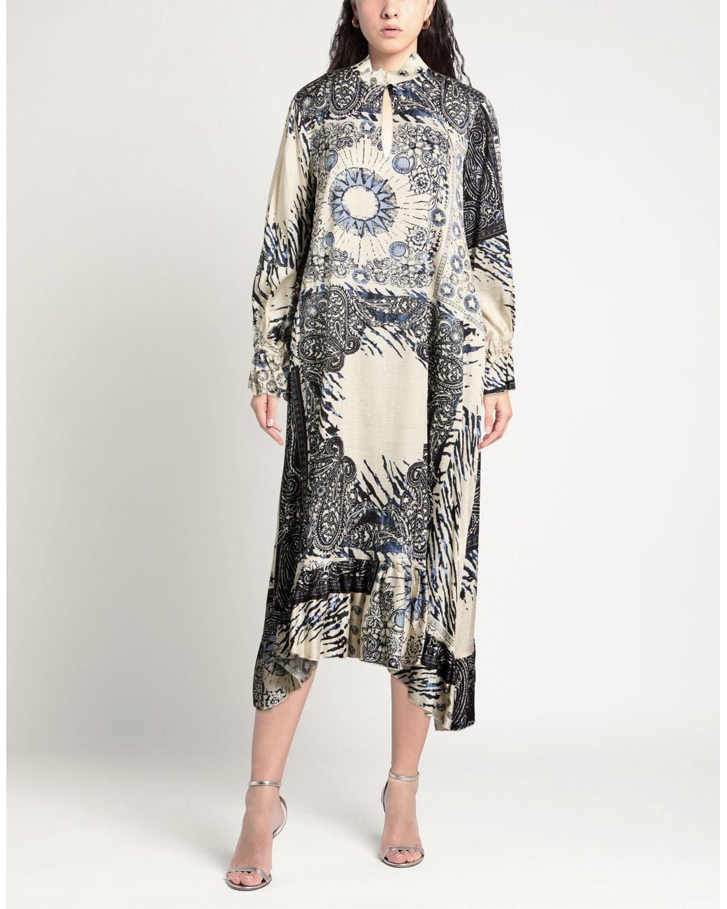 Shirtaporter Blue Midi Dresses