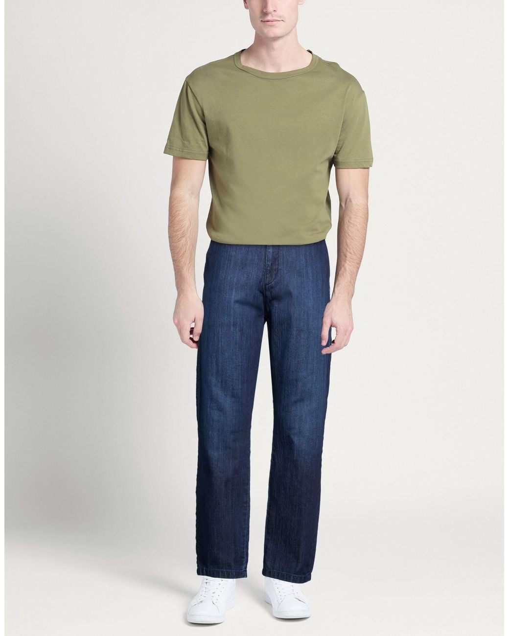 7 For All Mankind Blue Jeans Cotton, Polyester, Elastane for men