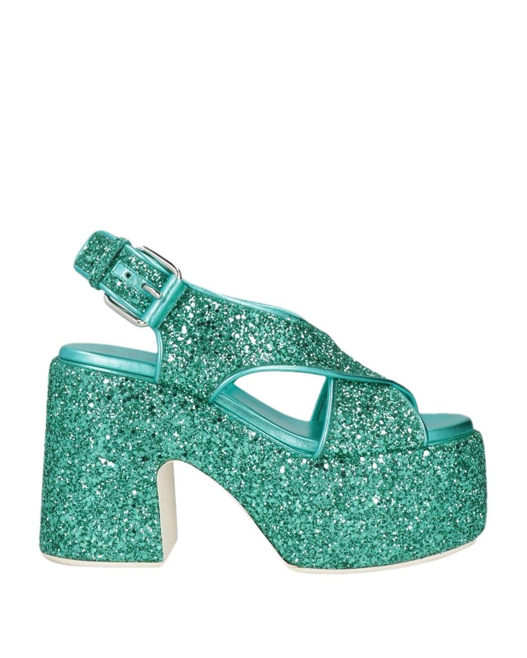 Casadei Green Sandale