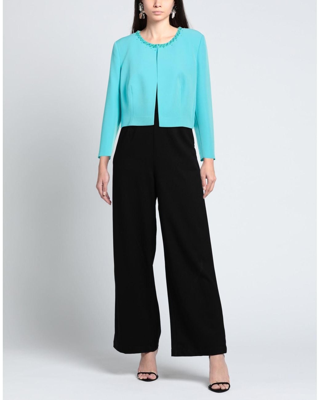 Camilla Blue Jacket Polyester, Elastane
