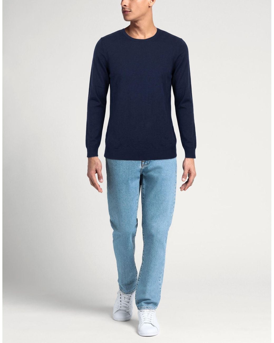 Pullover Jeordie's de hombre de color Blue