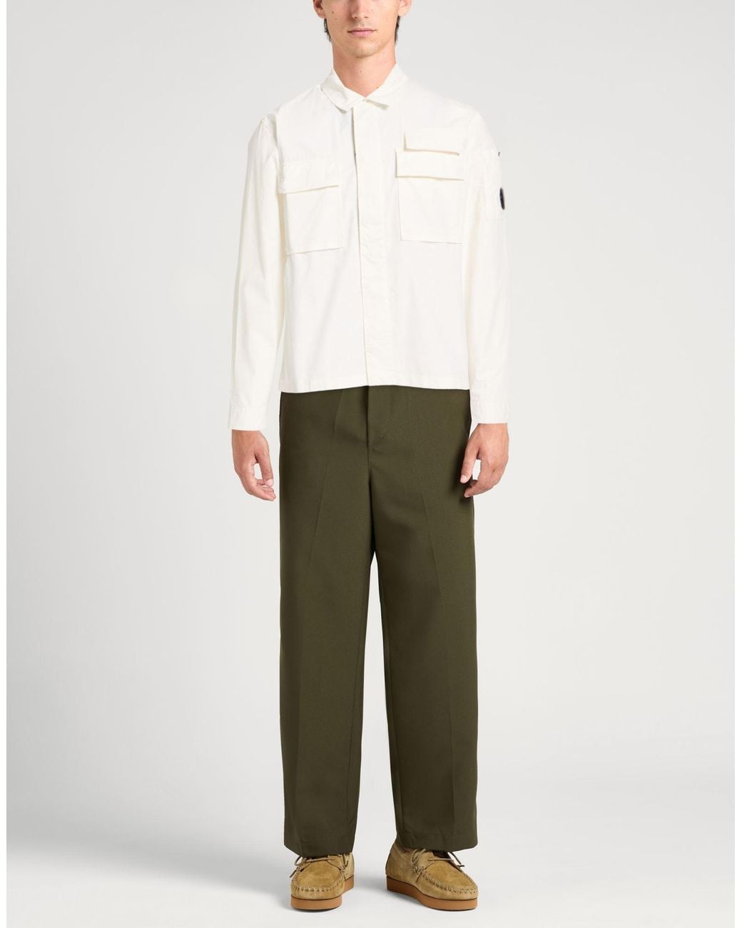 C P Company White Shirts for men