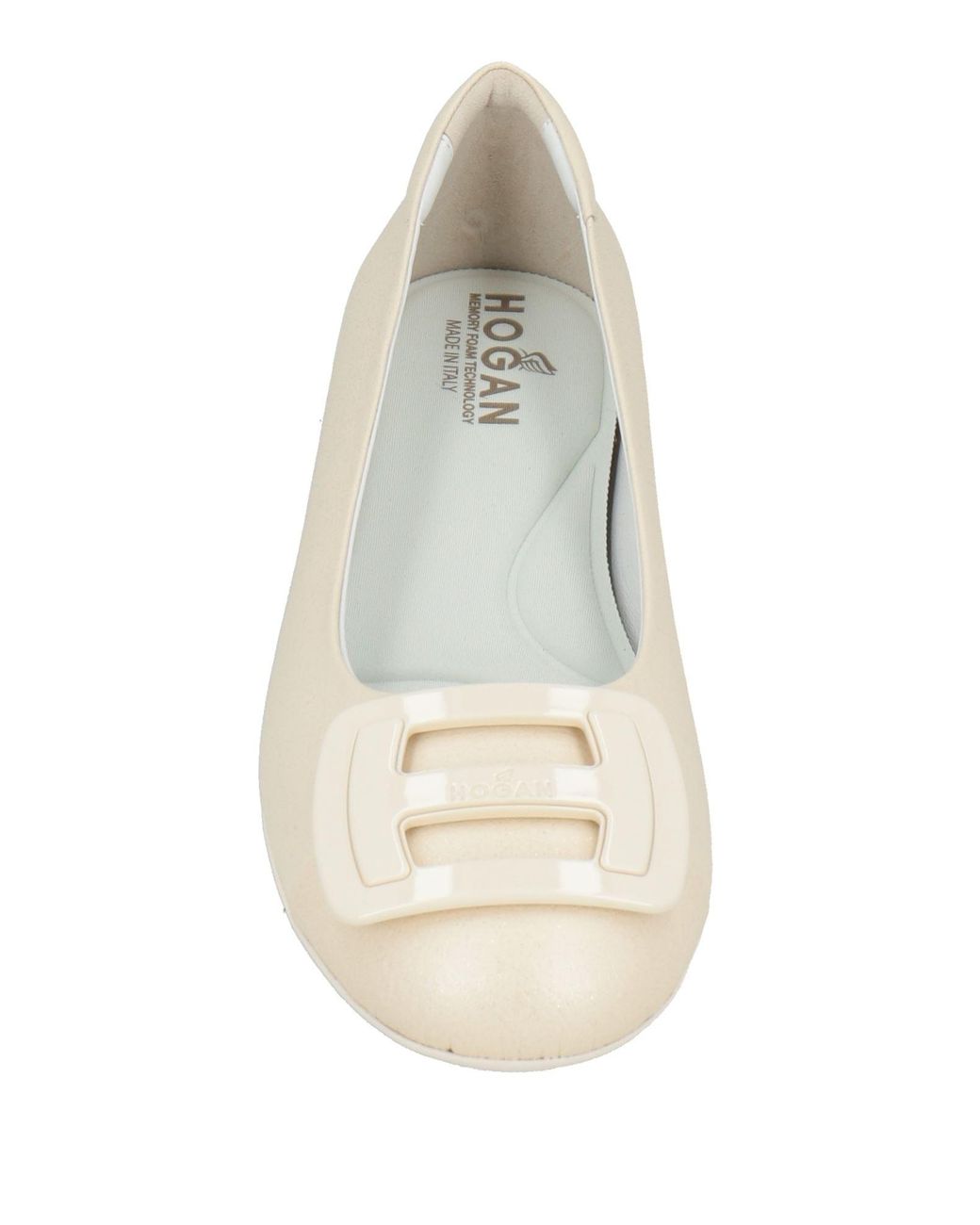 Hogan Natural Ballet Flats