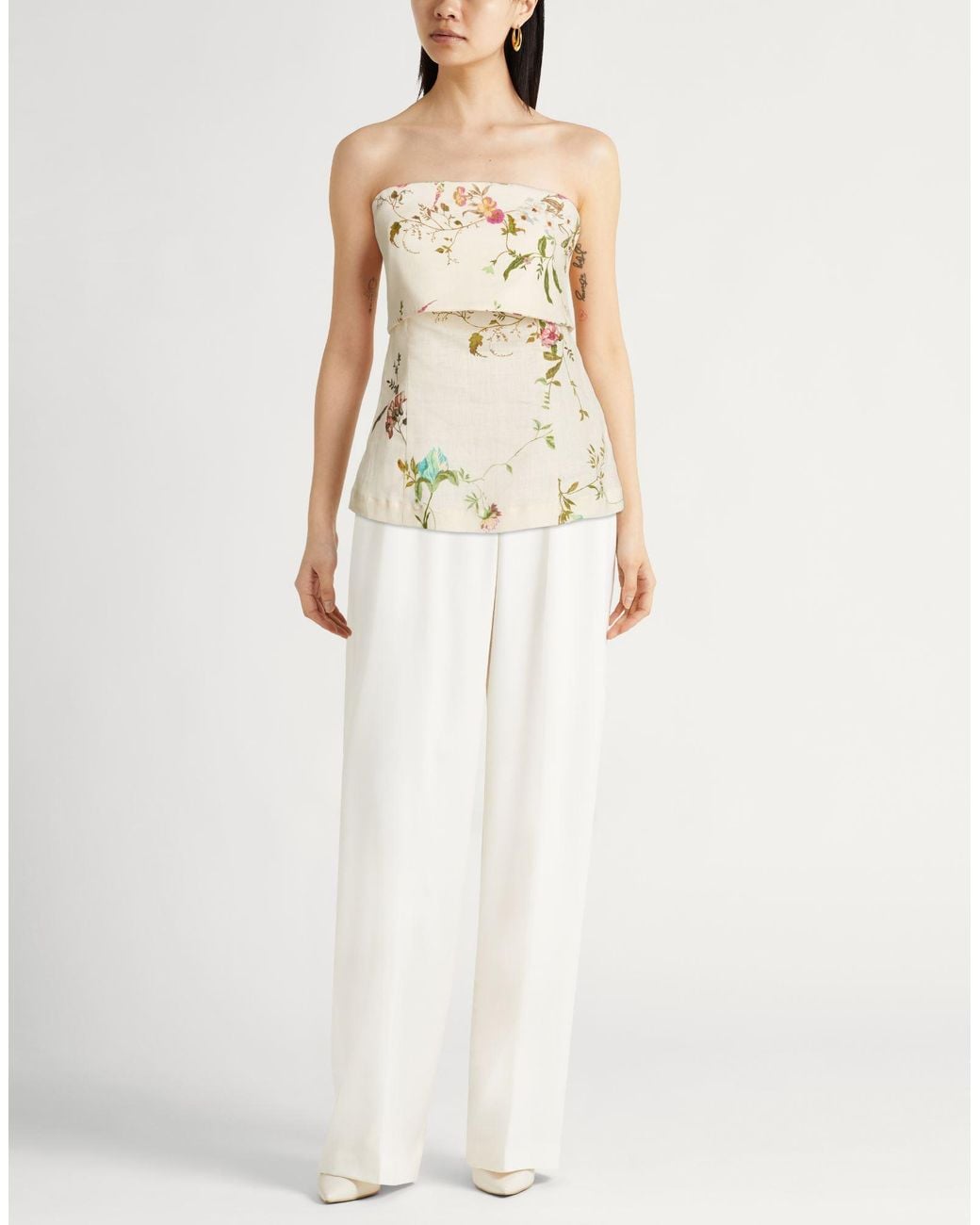 Semicouture Natural Top Linen