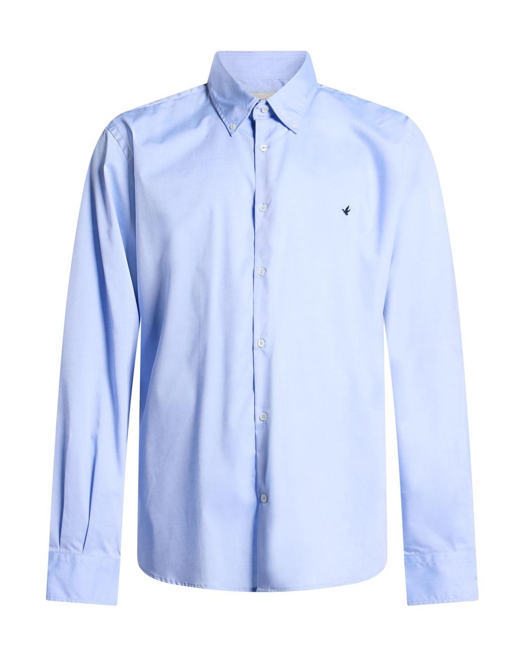 Brooksfield Blue Shirt Cotton, Elastane for men
