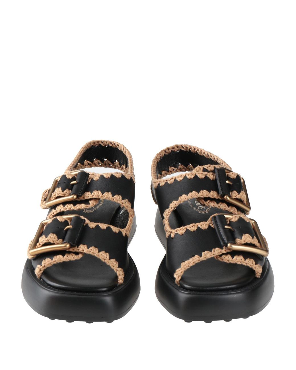 Tod's Black Sandals