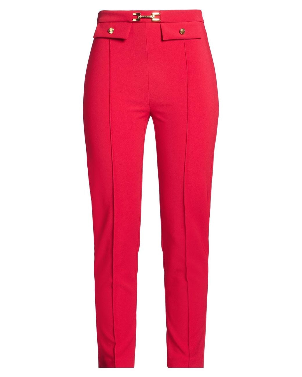 Elisabetta Franchi Red Trouser