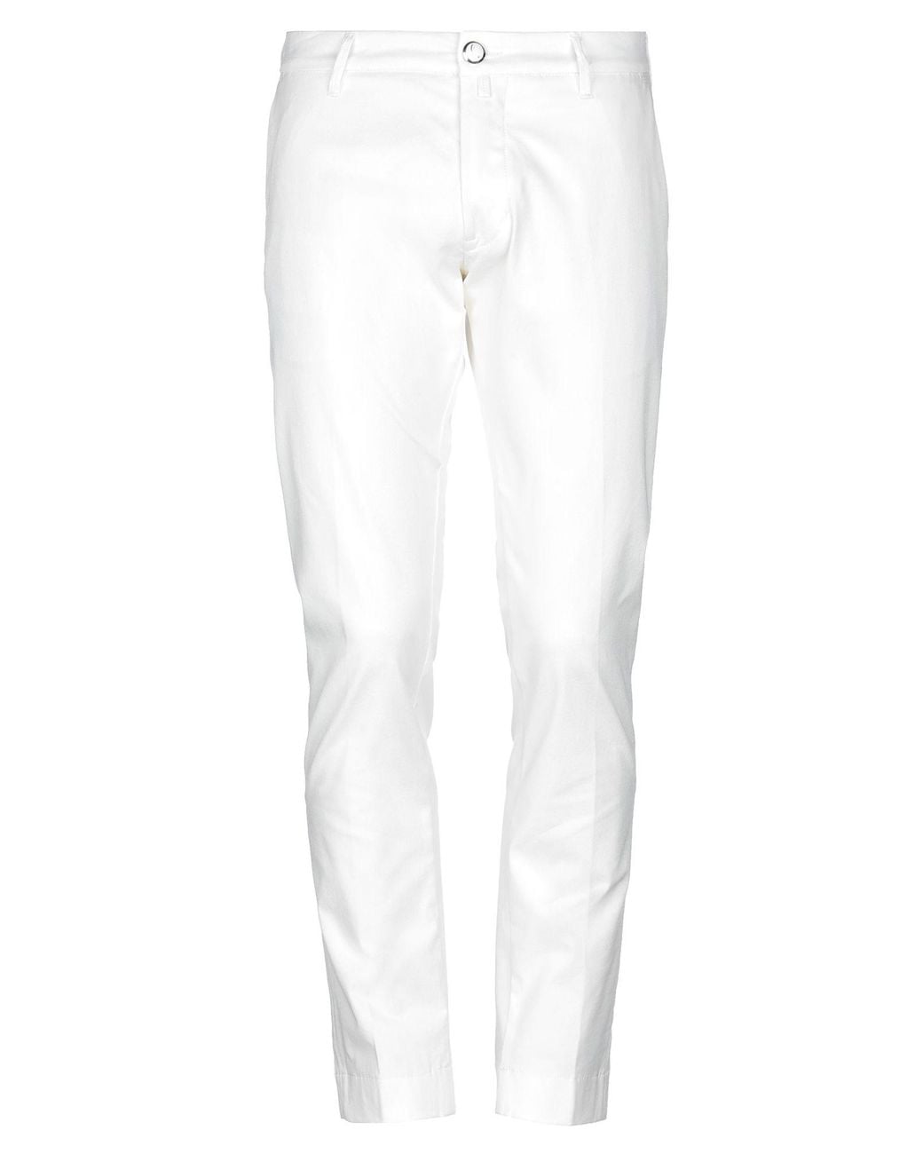 Jacob Cohen White Pants Cotton, Elastane for men