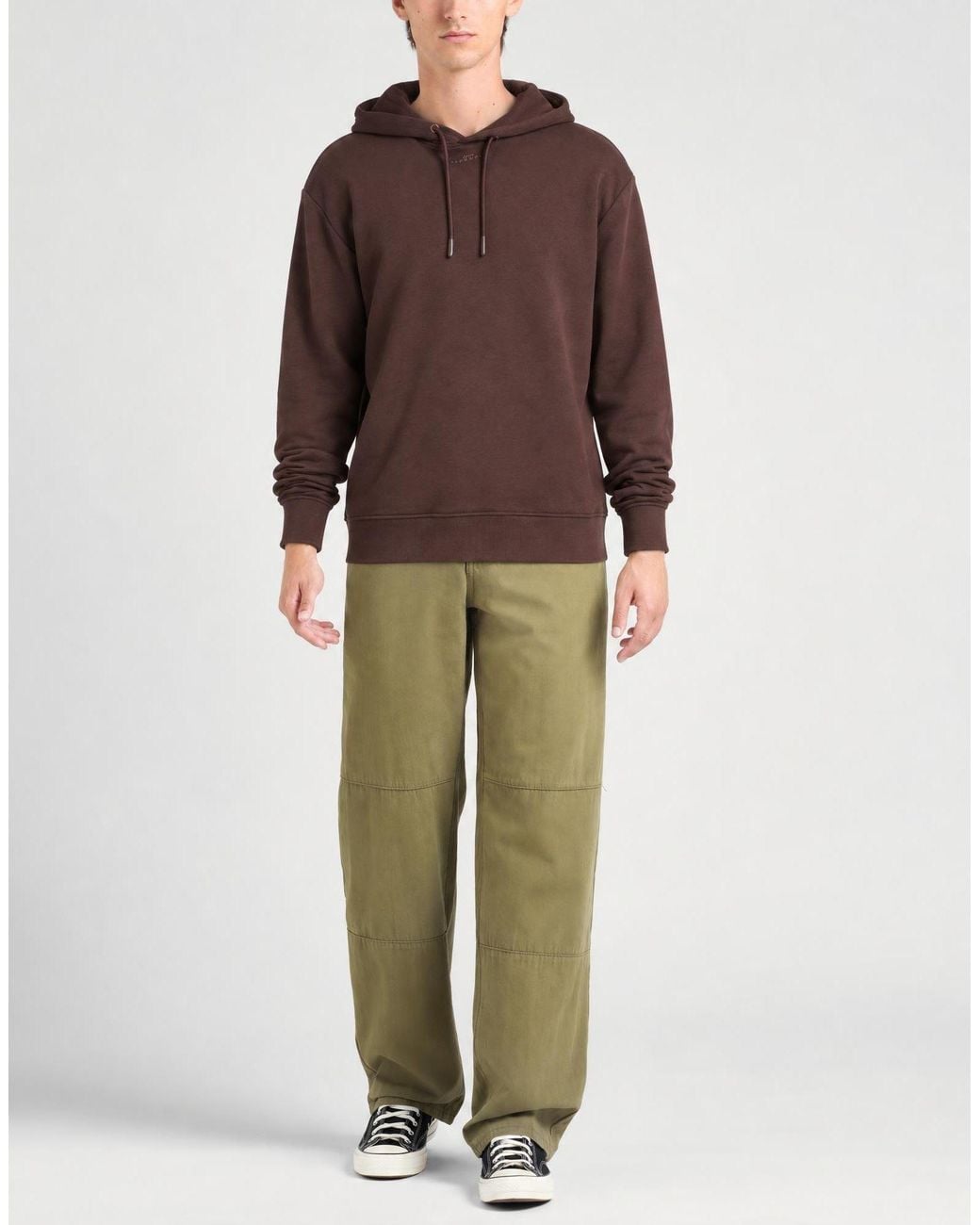 John Richmond Brown Sweatshirt Cotton, Polyester for men