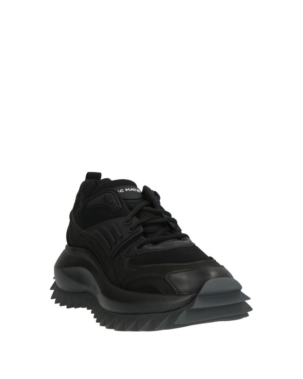 Vic Matié Black Sneakers Calfskin, Synthetic Fibers