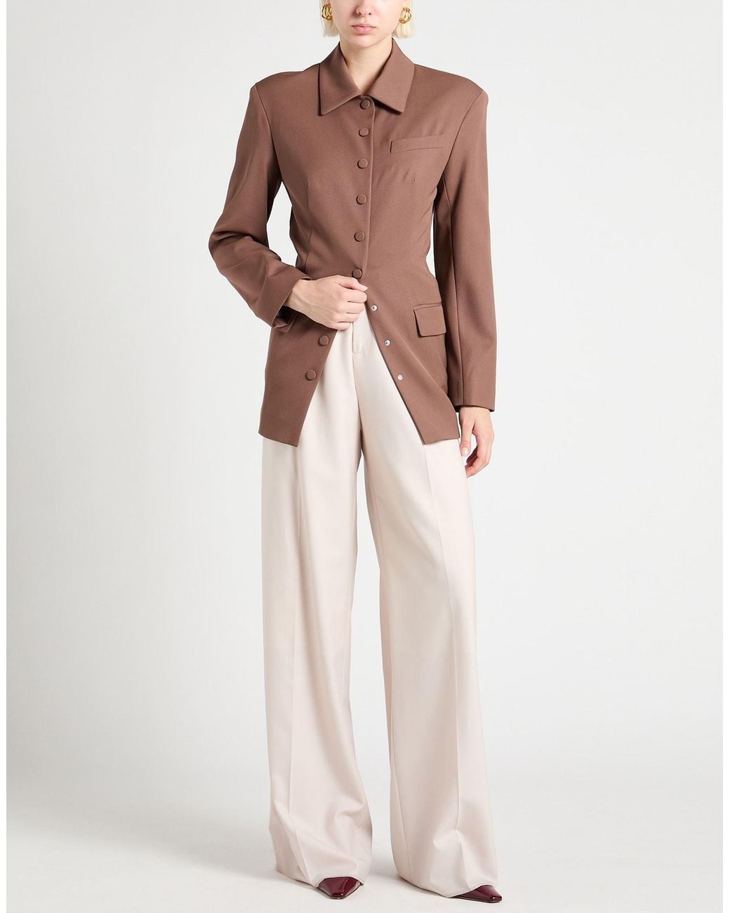 Dries Van Noten Brown Jacket Wool
