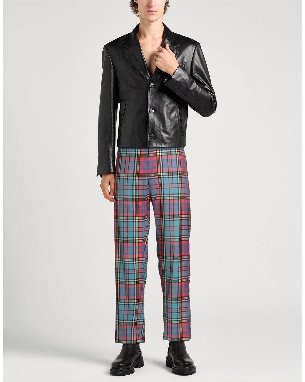 Vivienne Westwood Blue Sky Pants Virgin Wool for men