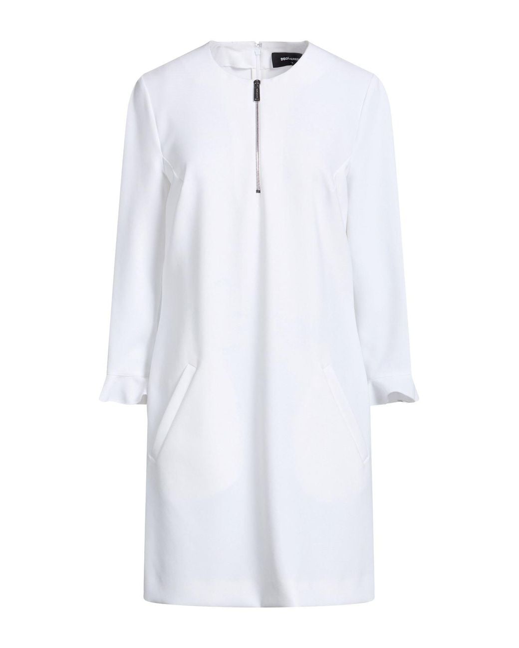 DSquared² White Mini Dress