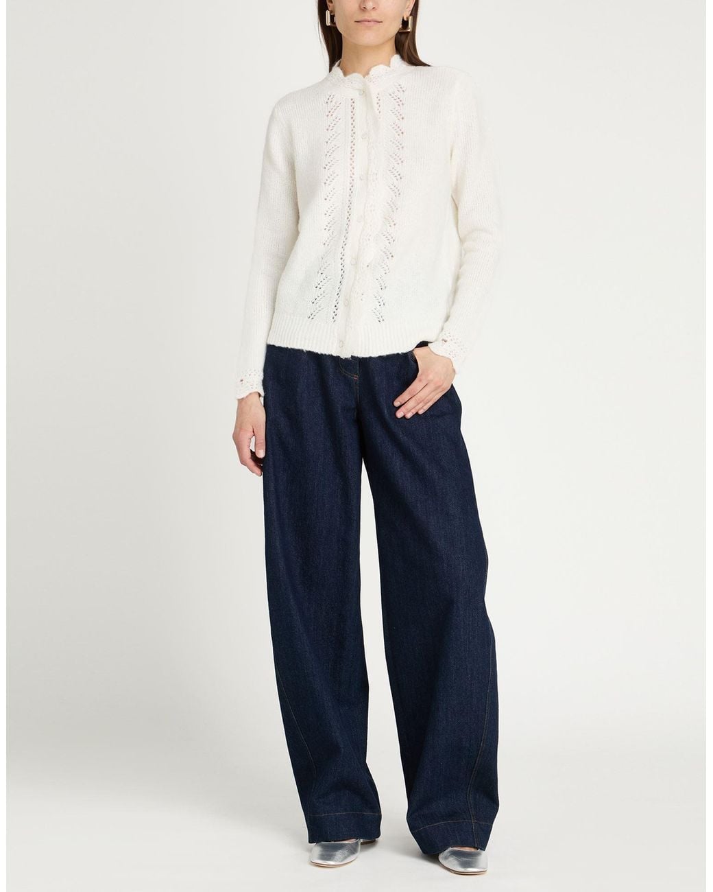 Guess White Cardigans